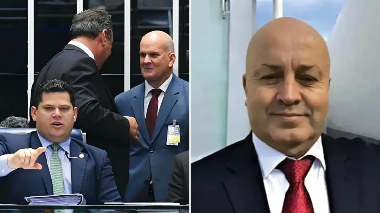 MISTÉRIO - Boudens (à esq.) e o “Careca do INSS” (à dir.): pagamentos para ex-assessor de Alcolumbre (Roque de Sá/Ag. Senado/Reprodução)