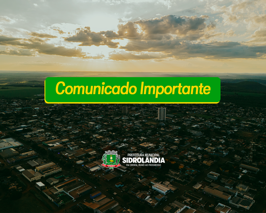 Comunicação da Prefeitura de Sidrolândia