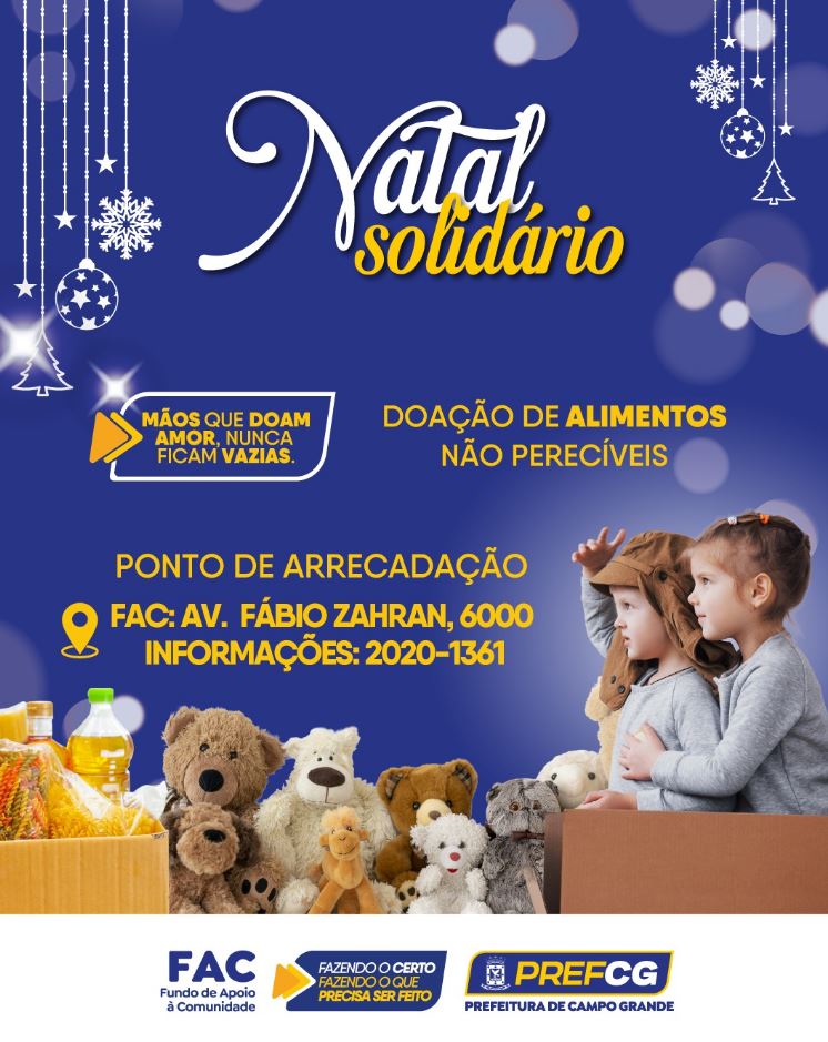 Prefeitura lança Campanha Natal Solidário 2025 - (Foto: Divulgação)