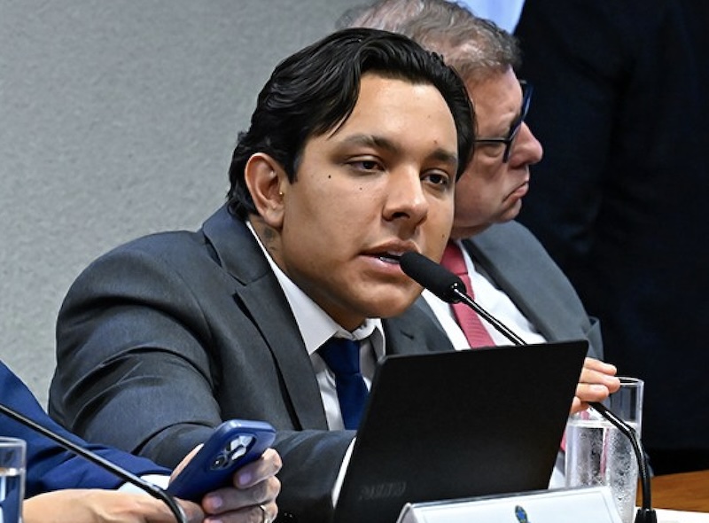 Igor Dias Delecrode, suspeito de criar o sistema que permitiu tirr dinheiro dos aposentados - Foto: Waldemir Barreto/Agência Senado.
