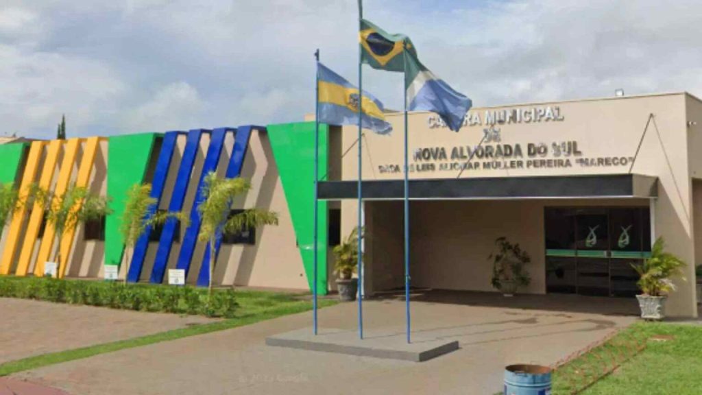 Câmara de Nova Alvorada do Sul. (Reprodução, CMNAS)