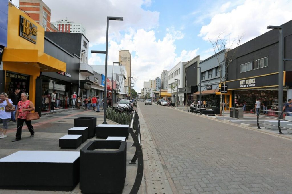 Rua 14 de julho em Campo Grande. Foto: PMCG