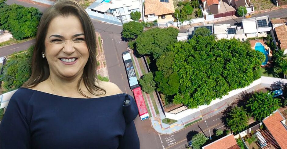 Adriane Lopes e a mansão do IPTU baixo / André de Abreu/Reprodução/Montagem André de Abreu