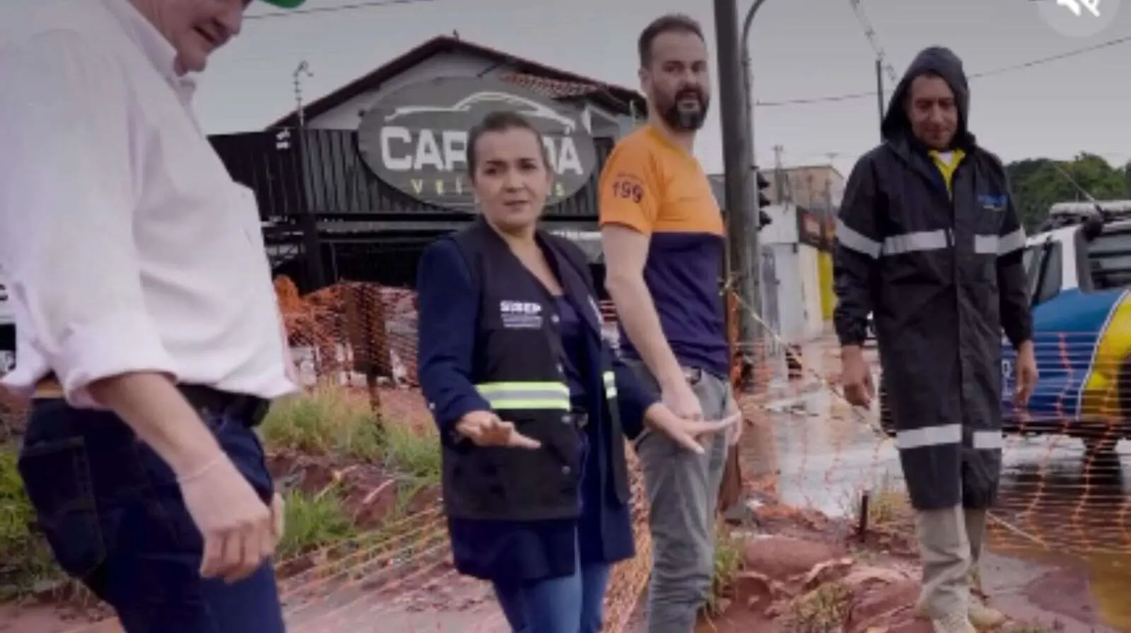 Equipes da prefeitura atuam nas sete regiões. (Reprodução Redes Sociais)