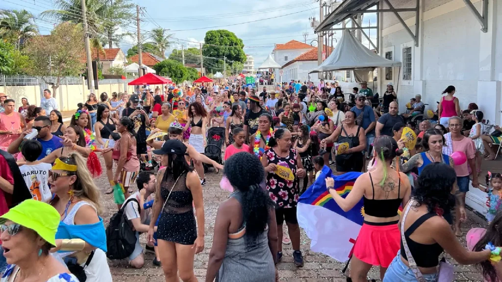 Bloco de carnaval na Esplanada Ferroviária (Foto: Prefeitura de Campo Grande)