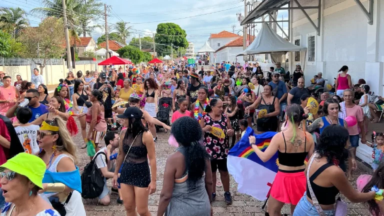 Bloco de carnaval na Esplanada Ferroviária (Foto: Prefeitura de Campo Grande)