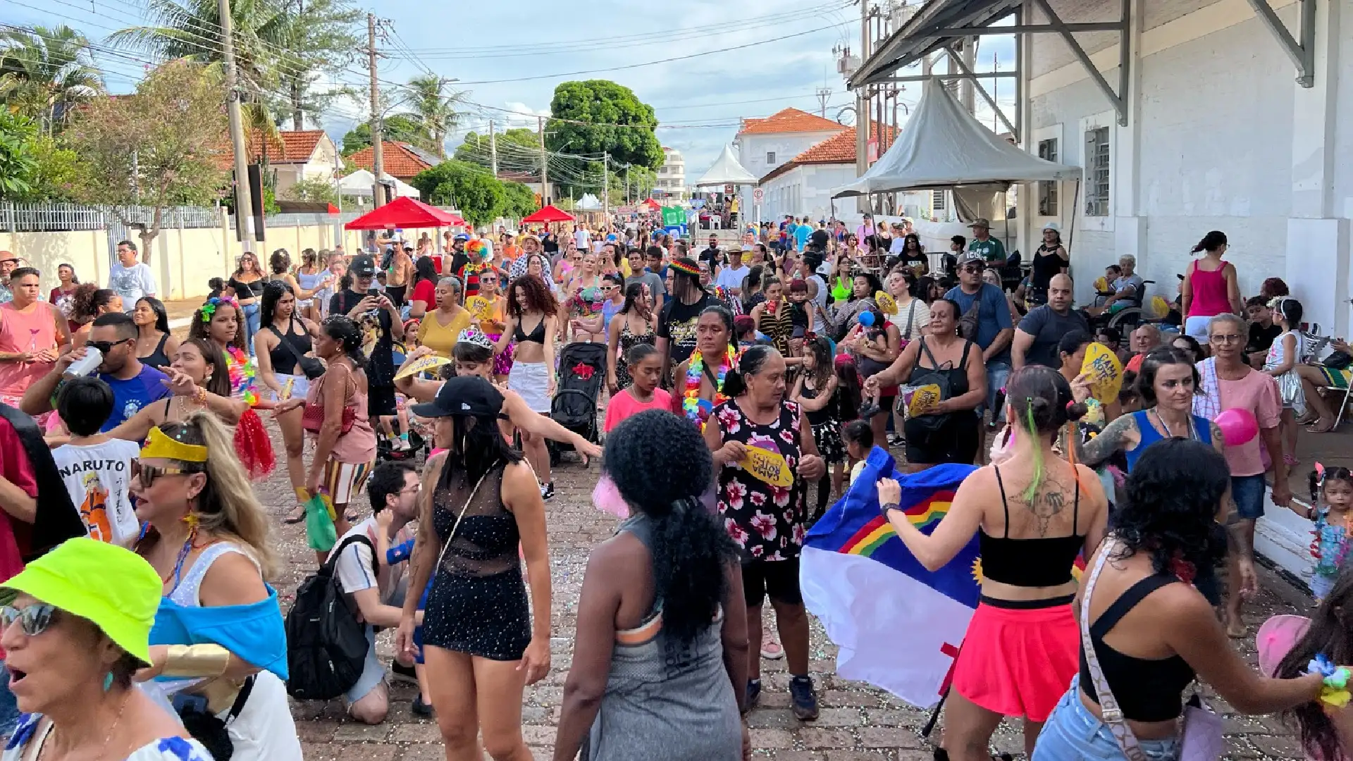 Bloco de carnaval na Esplanada Ferroviária (Foto: Prefeitura de Campo Grande)