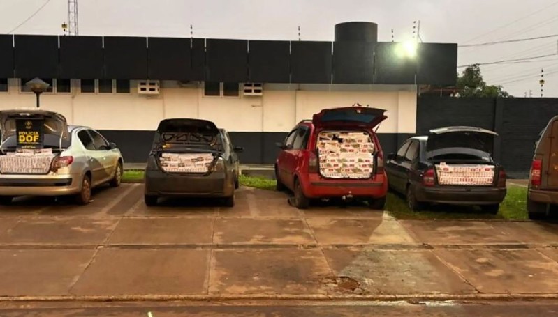 Bloqueio na BR-060 resulta em grande apreensão de contrabando