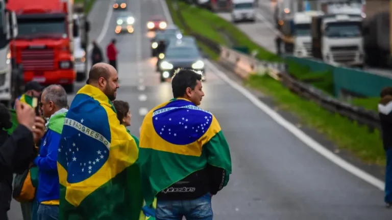 Greve dos caminhoneiros. Imagem: WILL DIAS/ESTADÃO CONTEÚDO