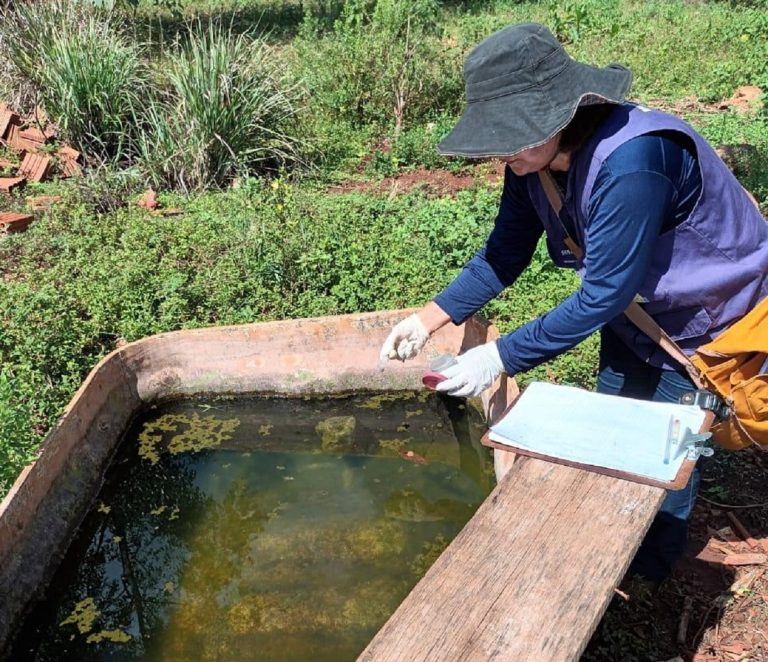 Equipes da Secretaria Municipal de Saúde de Dourados mantém mutirão desde a semana passada na Reserva Indígena – Fotos: Assecom