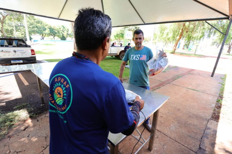 Venda de peixe já acontece no Parque Antenor Martins das 09h às 17h- Fotos: A. Frota