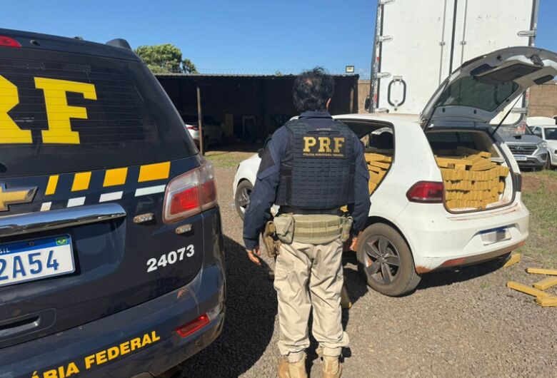 Droga apreendida na ação - Crédito: Divulgação PRF