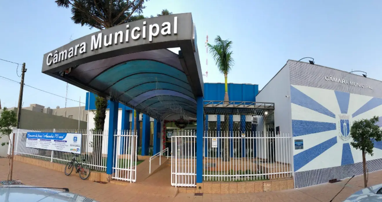 Câmara Municipal de Amambai. (Reprodução)