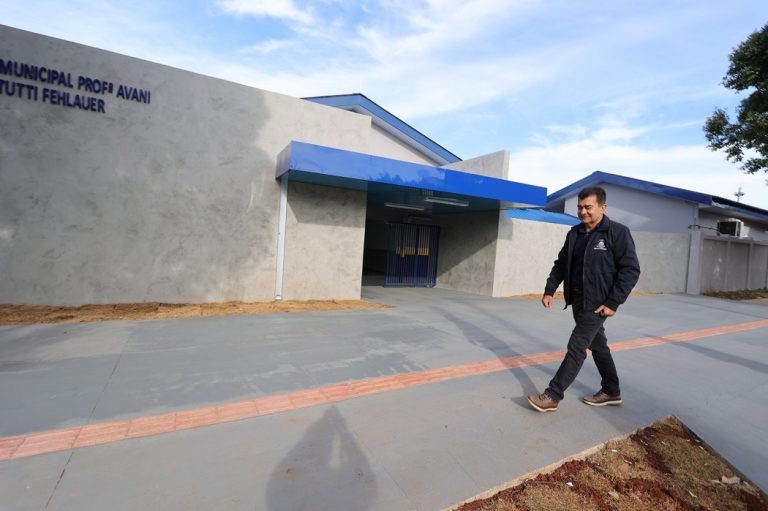 Reforma da Escola Avani Cargnelutti Fehlauer atinge 60% e comunidade escolar será beneficiada com ambiente seguro e acolhedor em breve- Fotos: A. Frota