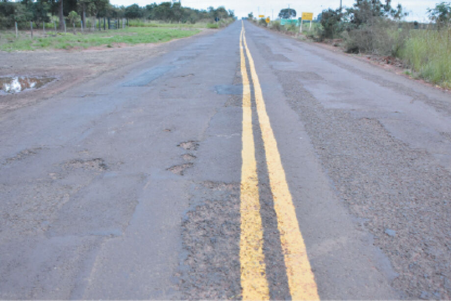 A MS-010, em Campo Grande, faz parte de um dos lotes presentes no pacotão bilionário de obras - Foto: Gerson Oliveira / Correio do Estado