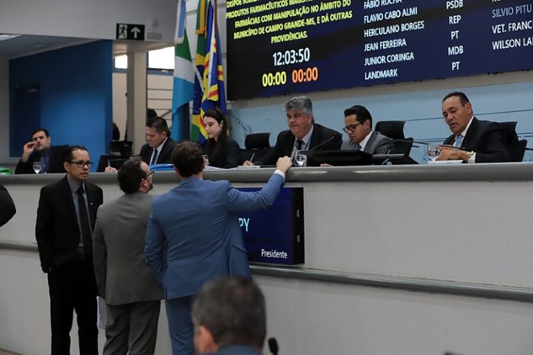 Vereadores em analises de pautas em tramitação pela Casa de Leis