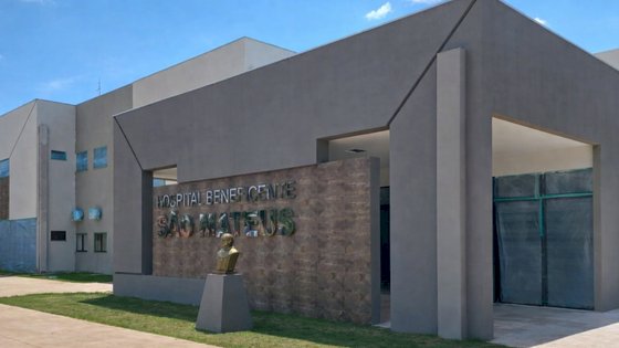 Nova fachada do Hospital Beneficente São Mateus
