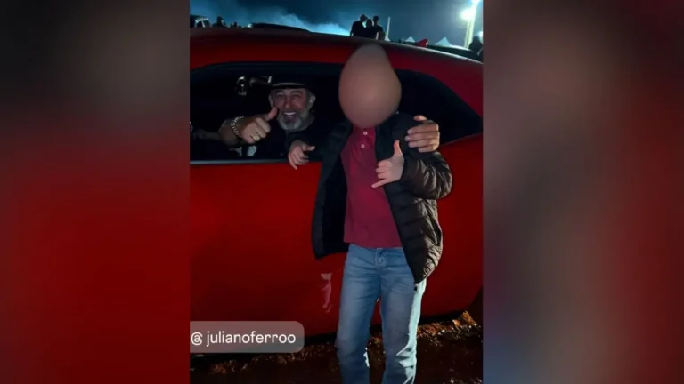 Juliano apareceu com o carro nas redes sociais. (Reprodução, Instagram)