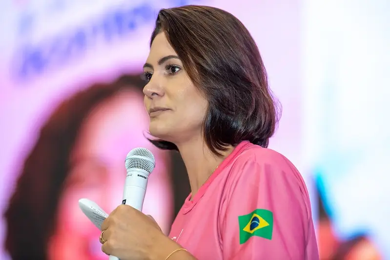 A ex-primeira-dama Michelle Bolsonaro (PL/Divulgação)