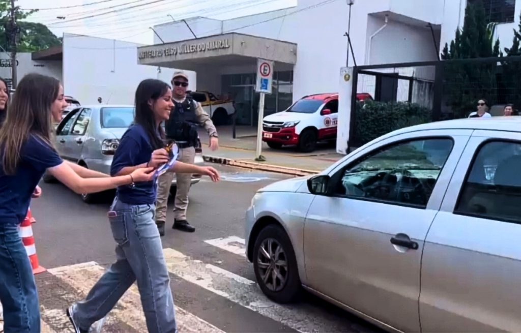 Prefeitura reforça ações, apostando na informação e na participação dos jovens como ferramentas para construir uma cultura de segurança e responsabilidade no trânsito. Fotos – Divulgação/Assecom