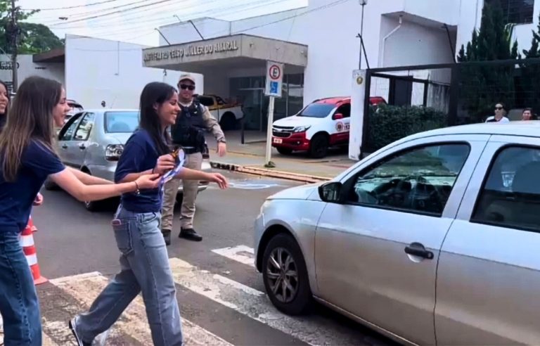 Prefeitura reforça ações, apostando na informação e na participação dos jovens como ferramentas para construir uma cultura de segurança e responsabilidade no trânsito. Fotos – Divulgação/Assecom