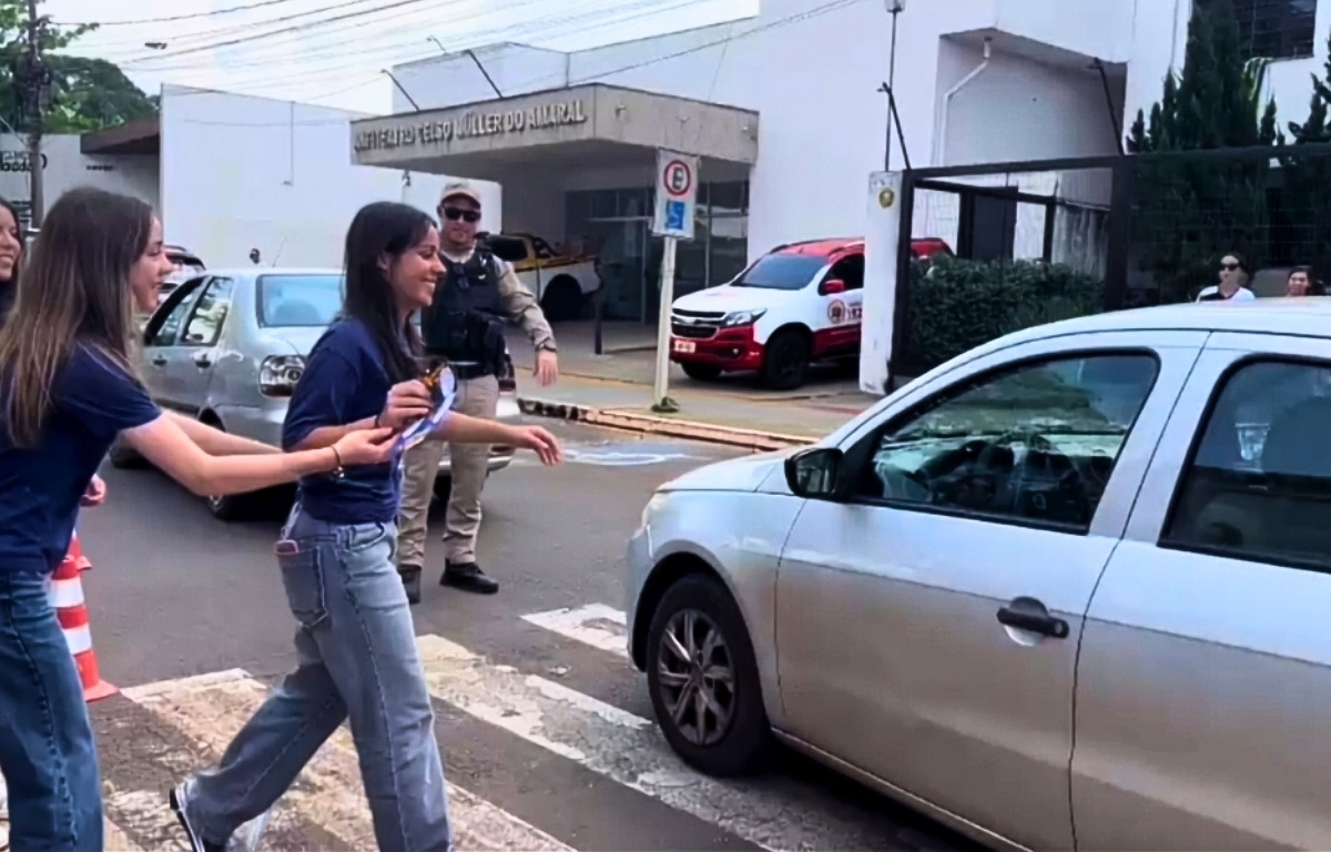 Prefeitura reforça ações, apostando na informação e na participação dos jovens como ferramentas para construir uma cultura de segurança e responsabilidade no trânsito. Fotos – Divulgação/Assecom