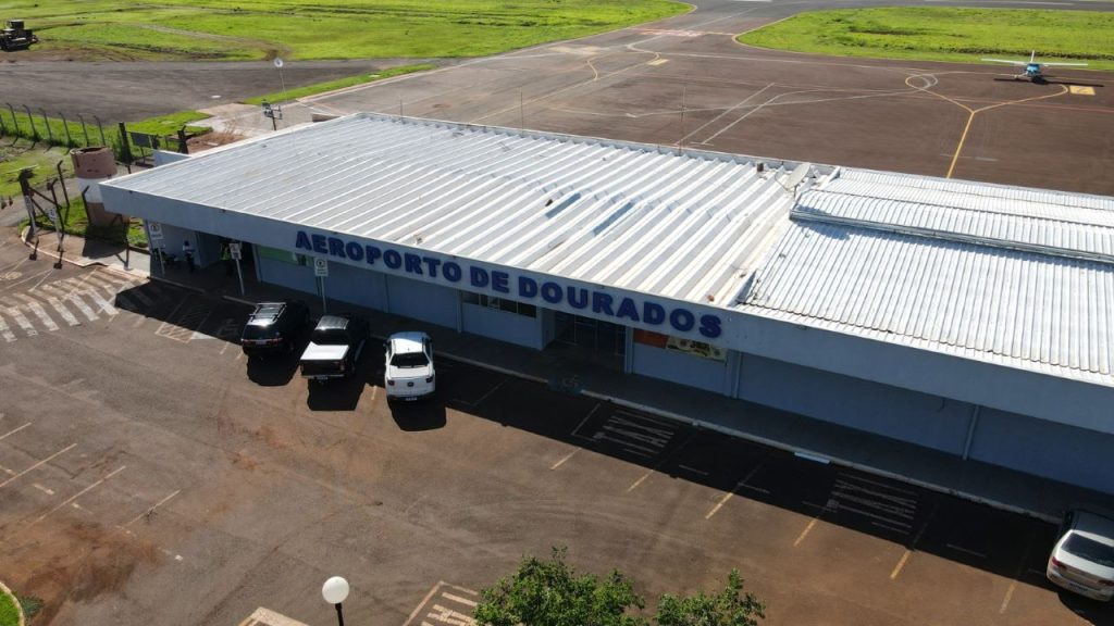 Aeroporto Regional de Dourados está no pacote de concessões do Ministério dos Portos e Aeroportos e a licitação da concessão acontece em dezembro. Foto: A. Frota
